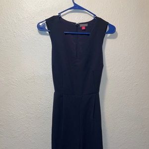 Vince Camuto Belted Cropped Jumpsuit Classic,Navy